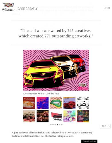 Cadillac  Comic Warhol Finalist